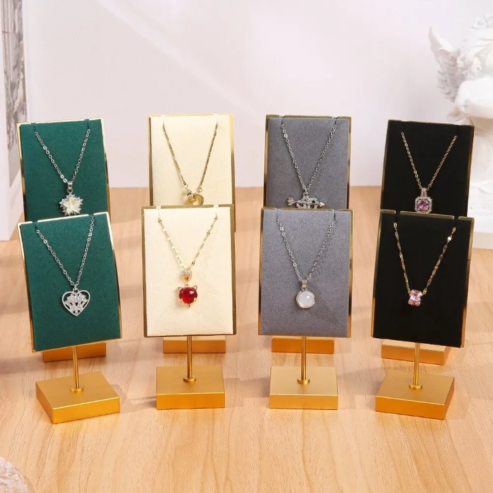 Multi-color Jewelry Stand Display Metal Velvet Necklace Holder Display Prop Necklace Display Stands Jewelry Display Storage
Multi-color Jewelry Stand Display Metal Velvet Necklace Holder Display Prop Necklace Display Stands Jewelry Display Storage