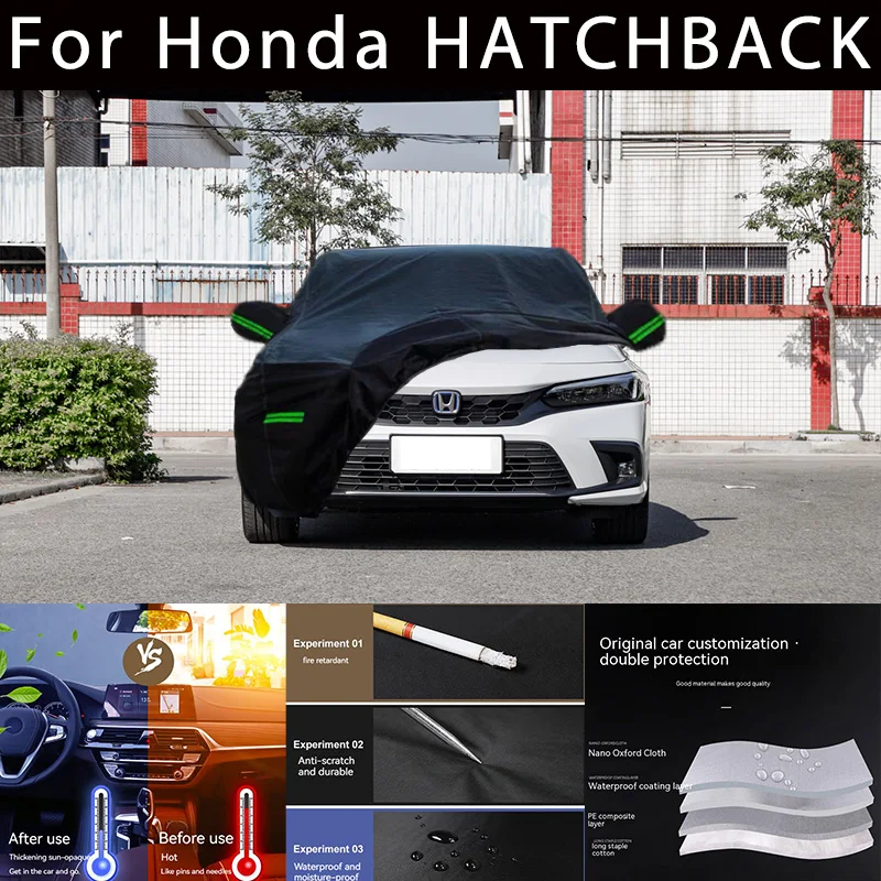 For Honda HATCHBACK Outdoor Protection Full Car Covers Snow Cover Sunshade Waterproof Dustproof Exterior Car accessories
For Honda HATCHBACK Outdoor Protection Full Car Covers Snow Cover Sunshade Waterproof Dustproof Exterior Car accessories