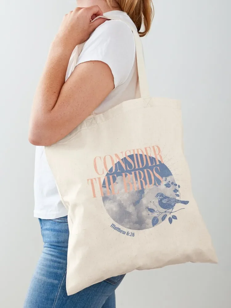Consider the Birds, Matthew 6 26, Retro Christian Bible Verse Tote Bag Handbags women Woman shopper bag tote bag Reusable bags
Consider the Birds, Matthew 6 26, Retro Christian Bible Verse Tote Bag Handbags women Woman shopper bag tote bag Reusable bags