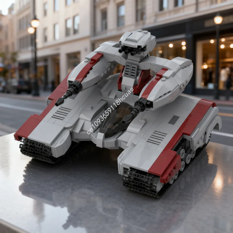 1039pcs MOC Star Battle B Heavy Tank Model Building Blocks Architecture Christmas Gifts Assemble Idea Education Toys Creative
1039pcs MOC Star Battle B Heavy Tank Model Building Blocks Architecture Christmas Gifts Assemble Idea Education Toys Creative