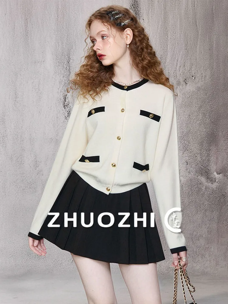 Вязаный свитер ZhuoZhi Gentle Wind с круглым вырезом и длинными рукавами, весна 2026, новая коллекция, свободный крой, комфортный женский топ
Вязаный свитер ZhuoZhi Gentle Wind с круглым вырезом и длинными рукавами, весна 2026, новая коллекция, свободный крой, комфортный женский топ