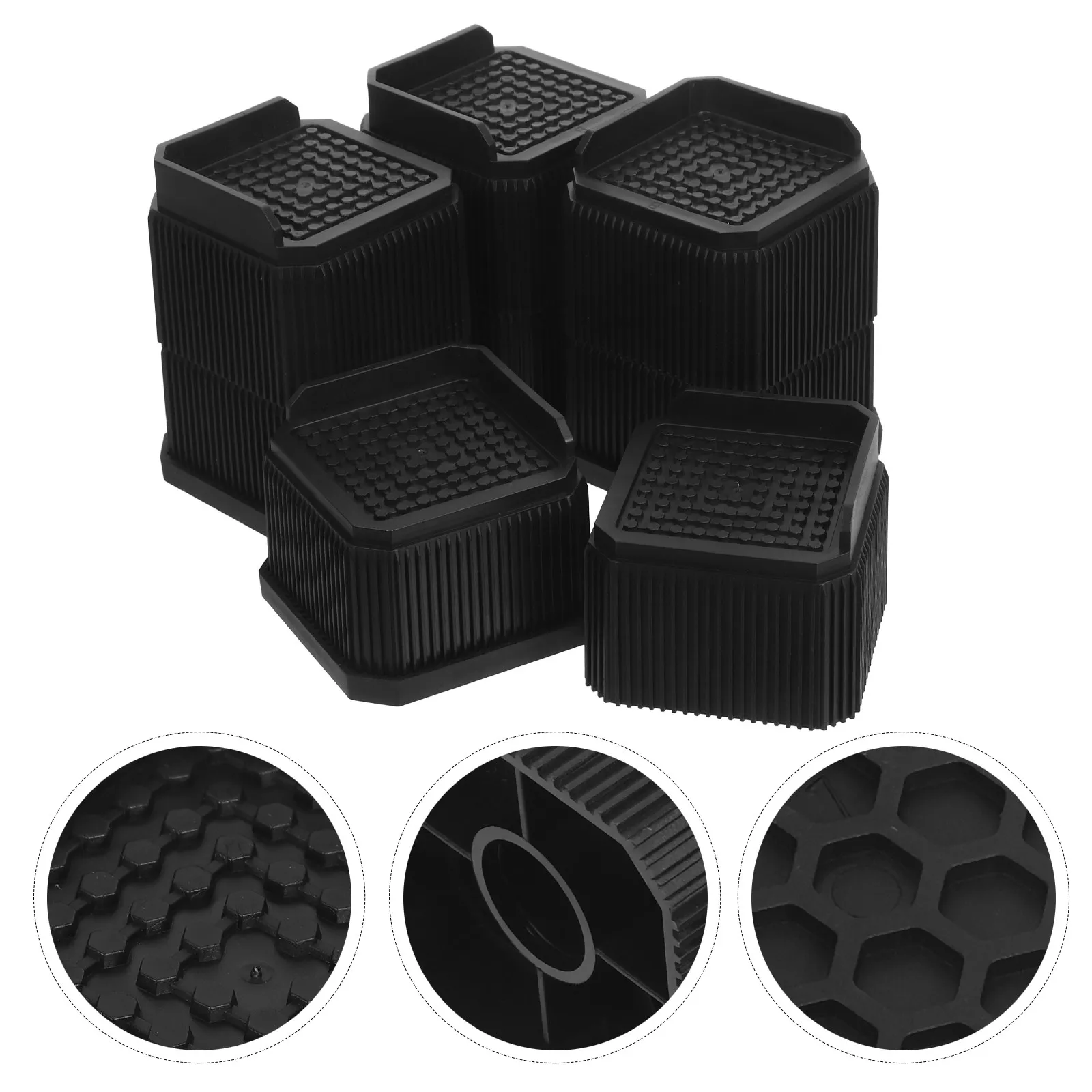 4Pcs Furniture Riser Pads Heavy Duty Stackable Height Extenders for Bed Sofa Table Chair Non Skid Base Bottom Levelers
4Pcs Furniture Riser Pads Heavy Duty Stackable Height Extenders for Bed Sofa Table Chair Non Skid Base Bottom Levelers