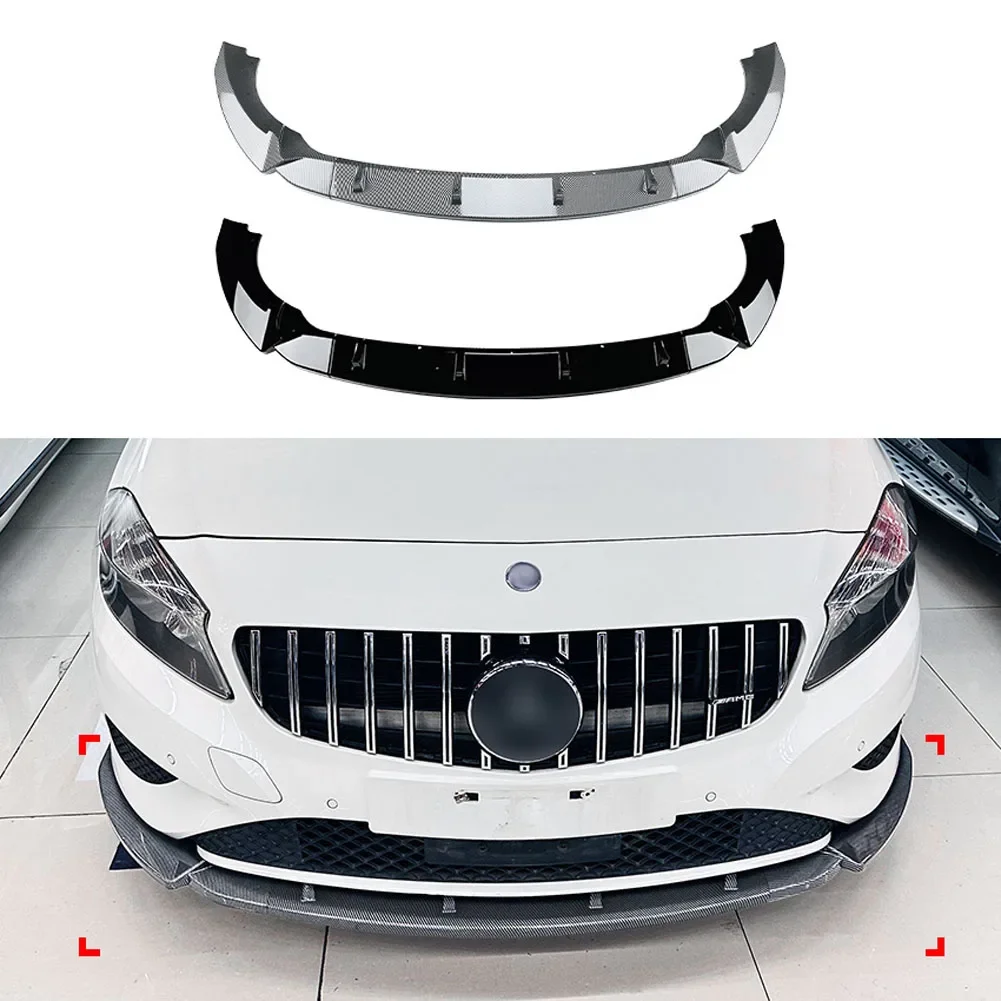 3 Stage Front Bumper Lip Spoiler Side Lower Splitters Body Kit For Mercedes Benz A-Class W176 2013-2015
3 Stage Front Bumper Lip Spoiler Side Lower Splitters Body Kit For Mercedes Benz A-Class W176 2013-2015