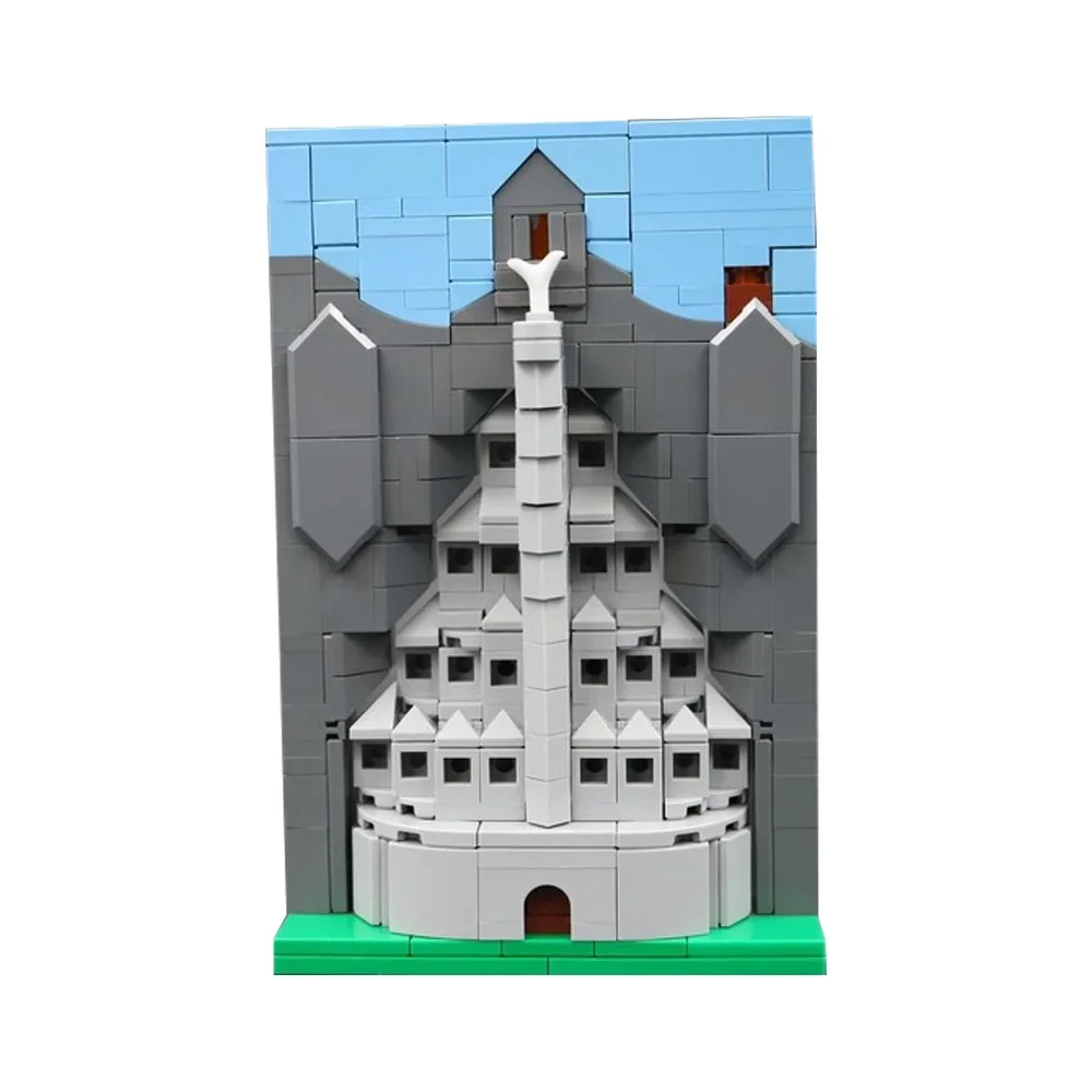 MOC-208698 Movie Rings Tales of Gondor Postcard Building Blocks Model Tales of Gondor Postcard Display Bricks Assembly Toys Gift
MOC-208698 Movie Rings Tales of Gondor Postcard Building Blocks Model Tales of Gondor Postcard Display Bricks Assembly Toys Gift