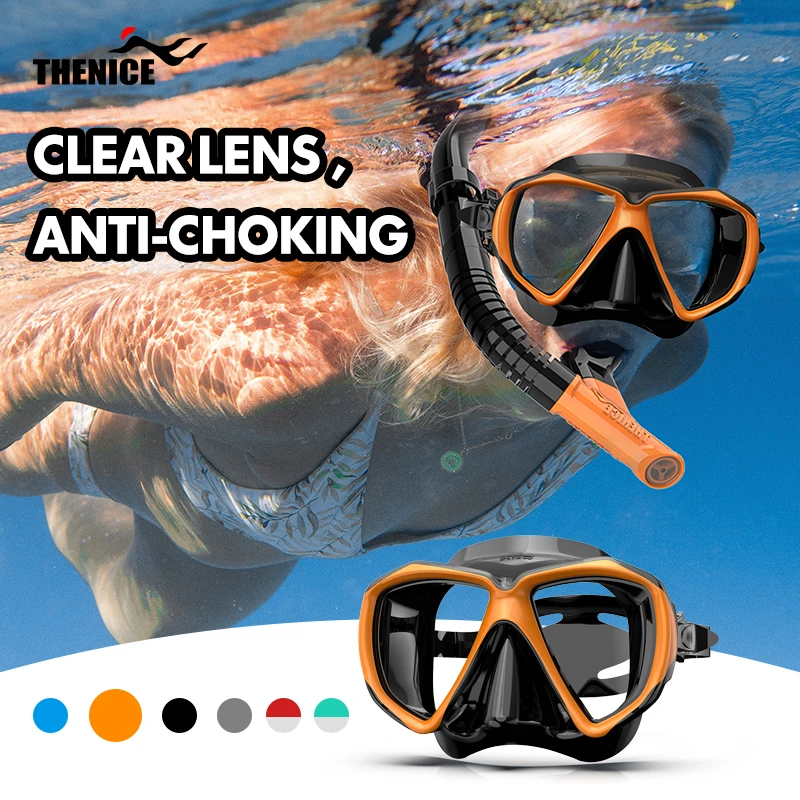 Professional Full Face Snorkeling Diving Mask Waterproof Anti Fog Nose Protection Integrated Goggles with Full Face Frame
Professional Full Face Snorkeling Diving Mask Waterproof Anti Fog Nose Protection Integrated Goggles with Full Face Frame