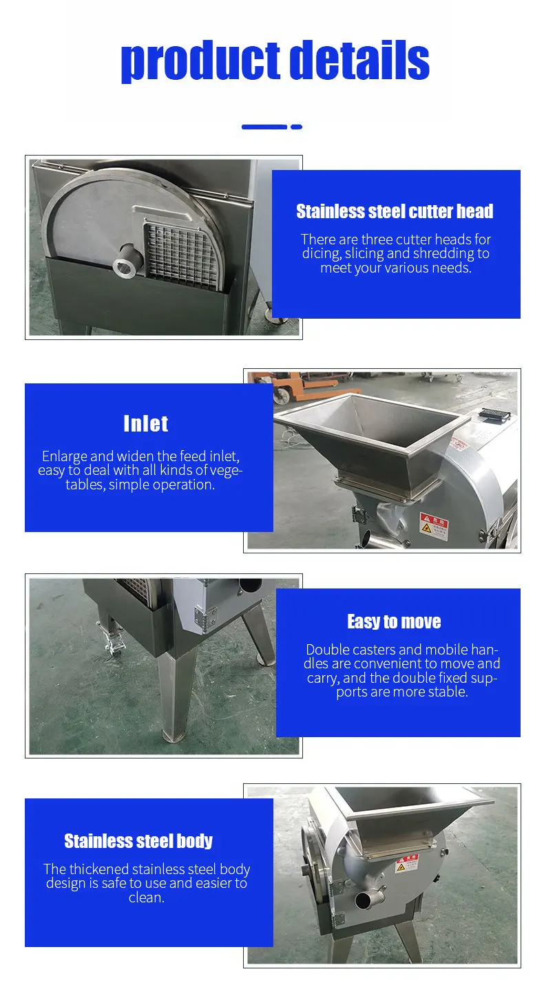 QD-500 Multifunction Industrial Automatic Electric Vegetable Fruit Cube Cutting Dicing Dicer Cutter Slicer Machine
QD-500 Multifunction Industrial Automatic Electric Vegetable Fruit Cube Cutting Dicing Dicer Cutter Slicer Machine