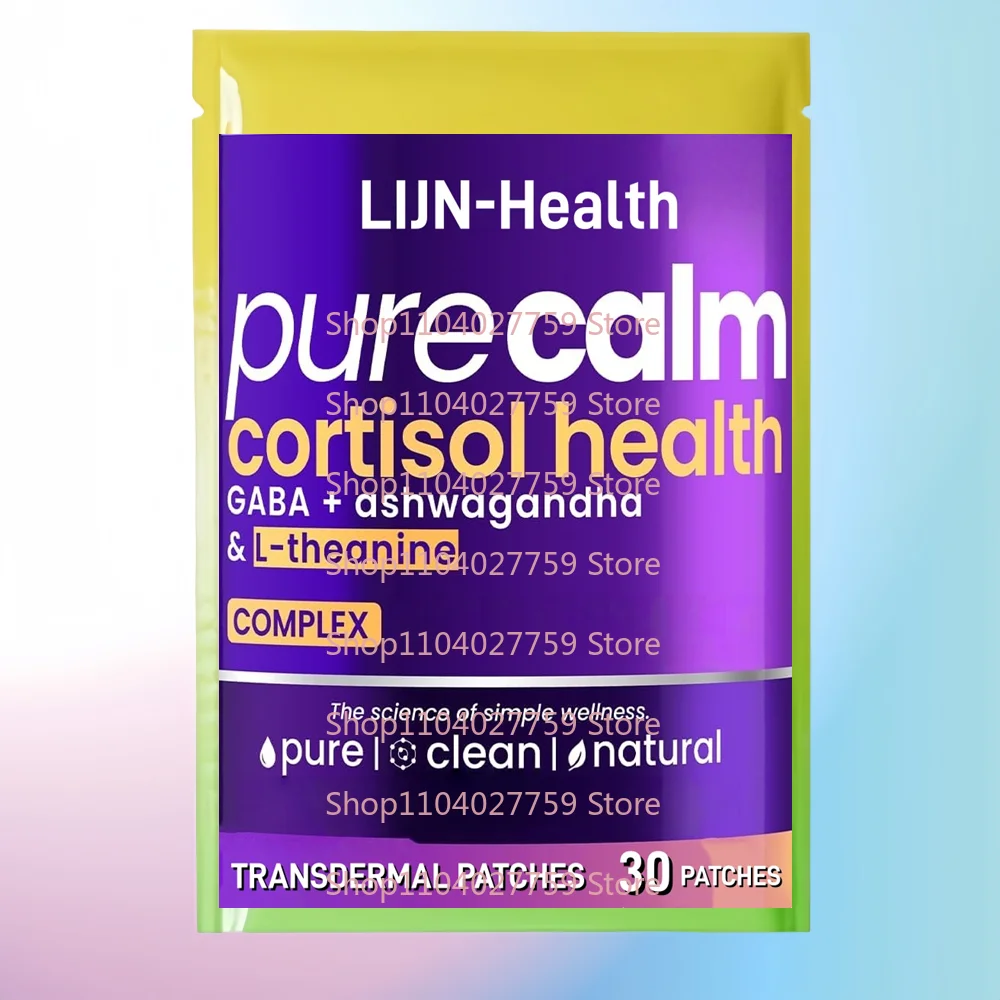 30 Patches Pure Calm Cortisol Transdermal Patches With L-Theanine for Women for Relaxation, Mood & Stress Support
30 Patches Pure Calm Cortisol Transdermal Patches With L-Theanine for Women for Relaxation, Mood & Stress Support