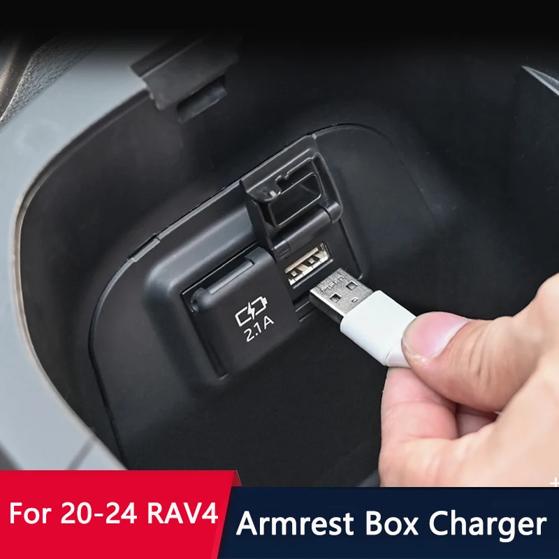 QHCP Car Charger Socket Charging Adapter Armrest Storage Box Charging Adapter Dual USB Dual Type C Fit For Toyota RAV4 2020-2024
QHCP Car Charger Socket Charging Adapter Armrest Storage Box Charging Adapter Dual USB Dual Type C Fit For Toyota RAV4 2020-2024