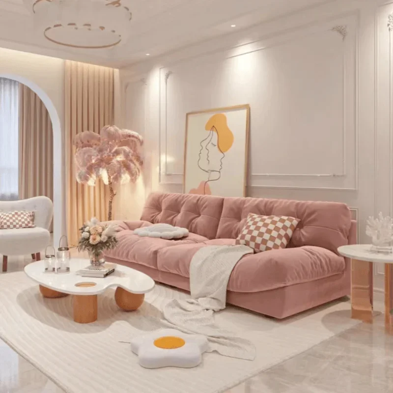Luxury Sectional Living Room Sofas Family Minimalist Elegant Multifunctional Sofas Chair Relaxing Divani Da Soggiorno Furnitures
Luxury Sectional Living Room Sofas Family Minimalist Elegant Multifunctional Sofas Chair Relaxing Divani Da Soggiorno Furnitures