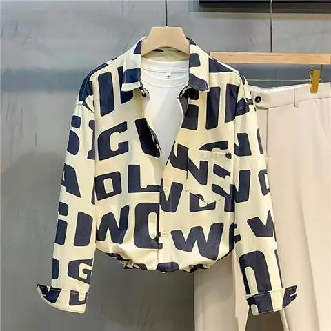 2024 Fashion Street Wear Retro Hong Kong Shirts Loose and Luxury Spring/Summer Thin Long Sleeve Blouses Male Clothing N262
2024 Fashion Street Wear Retro Hong Kong Shirts Loose and Luxury Spring/Summer Thin Long Sleeve Blouses Male Clothing N262