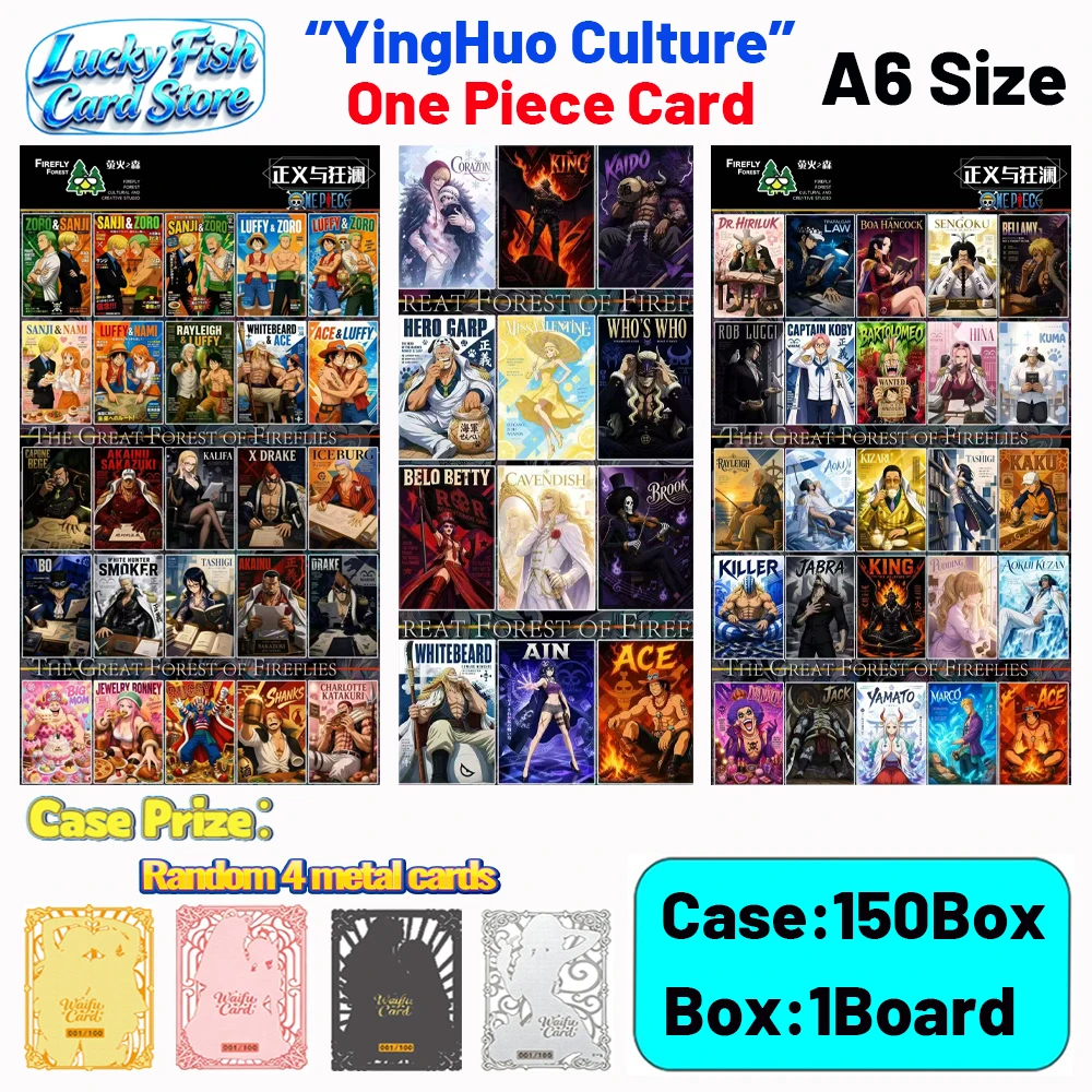 Wholesale 2026 New YingHuo Creative Studio One Piece Cards 150 Pieces A6 Size Acrylic Boards Children's Toys Birthday Gifts
Wholesale 2026 New YingHuo Creative Studio One Piece Cards 150 Pieces A6 Size Acrylic Boards Children's Toys Birthday Gifts