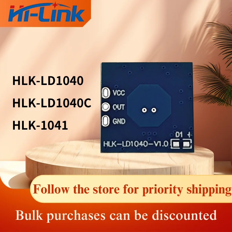 Hi-Link New Radar sensor module Ceiling mounted LD1040 LD1040C Suitable for embedded concealed installation
Hi-Link New Radar sensor module Ceiling mounted LD1040 LD1040C Suitable for embedded concealed installation