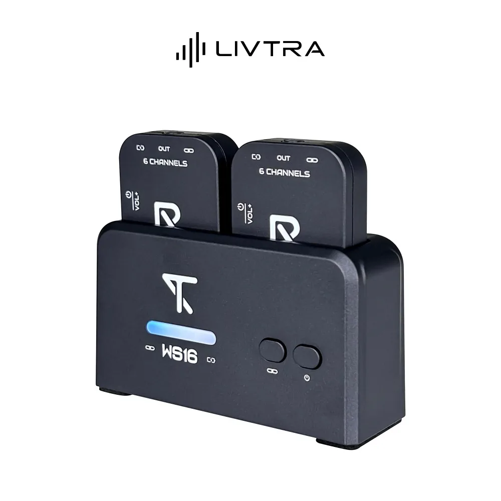 LIVTRA WS16 5.8GHz Wireless Earphone Monitor Audio System Transmission Stereo Mono Recorder Rechargeable Transmitter Receiver
LIVTRA WS16 5.8GHz Wireless Earphone Monitor Audio System Transmission Stereo Mono Recorder Rechargeable Transmitter Receiver
