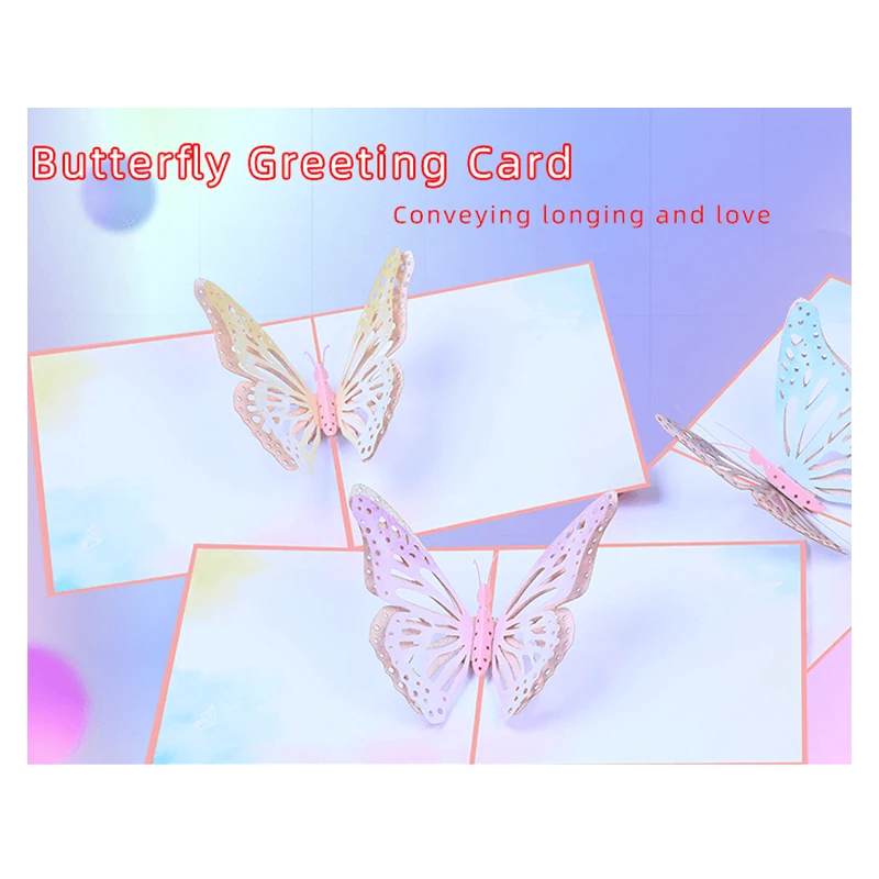 Shiny 3D Butterfly Pop Up Card, Thank You Card, Valentine's Day, Mother, Anniversary, Invitation, Birthday Gift, Blessing Card
Shiny 3D Butterfly Pop Up Card, Thank You Card, Valentine's Day, Mother, Anniversary, Invitation, Birthday Gift, Blessing Card