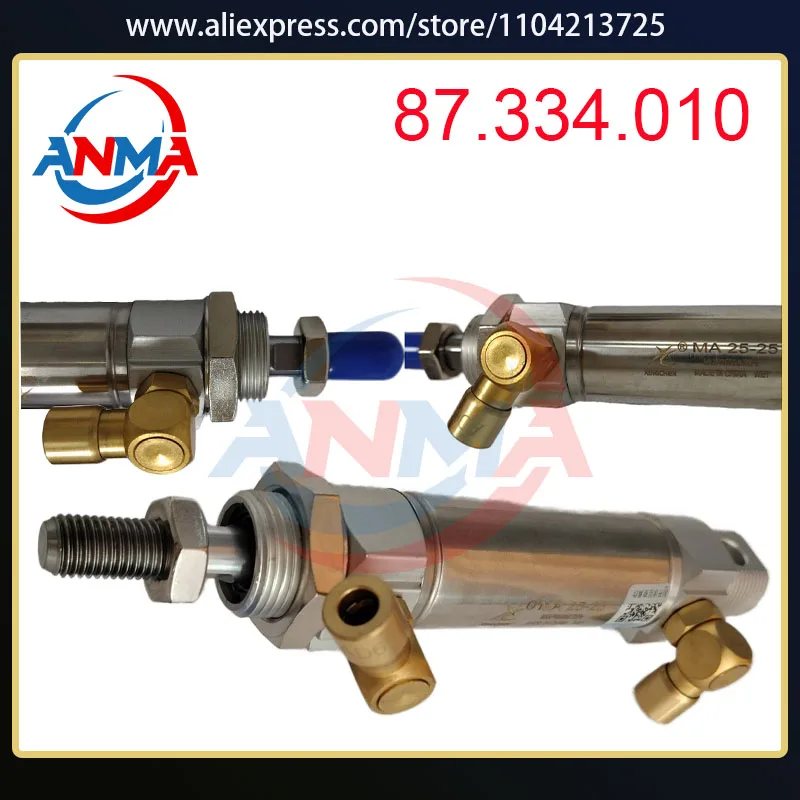 Heidelberg Pneumatic Cylinder 87.334.010 Valve for CD102 SM102 Machine valve 87.334.010 25X25 6mm hole
Heidelberg Pneumatic Cylinder 87.334.010 Valve for CD102 SM102 Machine valve 87.334.010 25X25 6mm hole