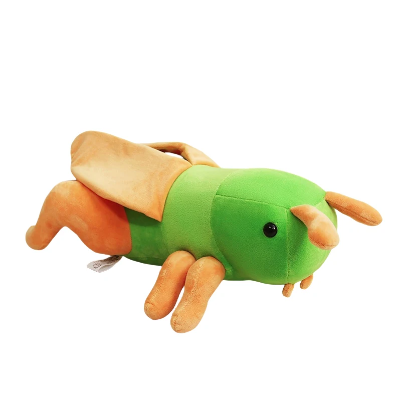 45cm New Pretty Cartoon Locust Plush Toys Lifelike Stuffed Insect Doll Funny Desktop Decor Cute Birthday Gift
45cm New Pretty Cartoon Locust Plush Toys Lifelike Stuffed Insect Doll Funny Desktop Decor Cute Birthday Gift