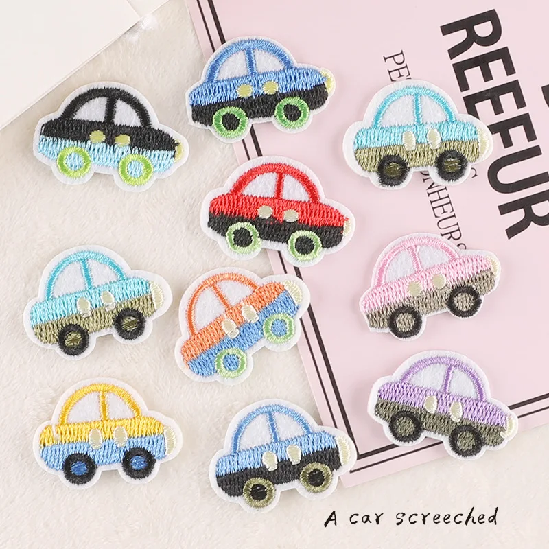 Cartoon Car Iron-on Embroidery Badge Patches for DIY T-shirt Jeans Backpack Children's Clothing Appliques Decor Sticker
Cartoon Car Iron-on Embroidery Badge Patches for DIY T-shirt Jeans Backpack Children's Clothing Appliques Decor Sticker