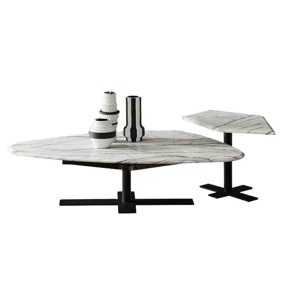 Rock slab coffee table light luxury modern simple Italian small apartment living room home irregular
Rock slab coffee table light luxury modern simple Italian small apartment living room home irregular