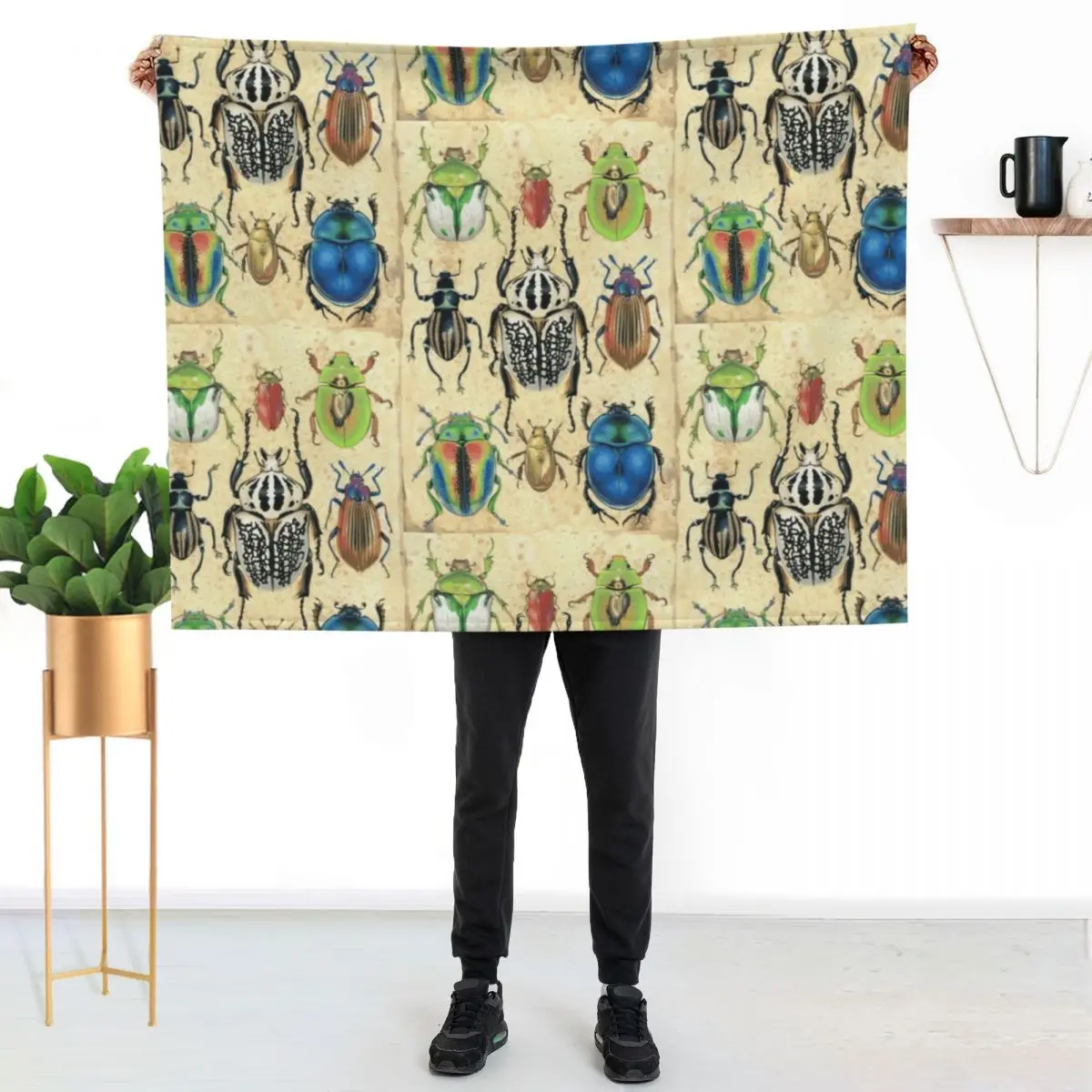 Vintage style beetle illustration Throw Blanket Lightweight Warm Blanket for Indoor Outdoor Use
Vintage style beetle illustration Throw Blanket Lightweight Warm Blanket for Indoor Outdoor Use