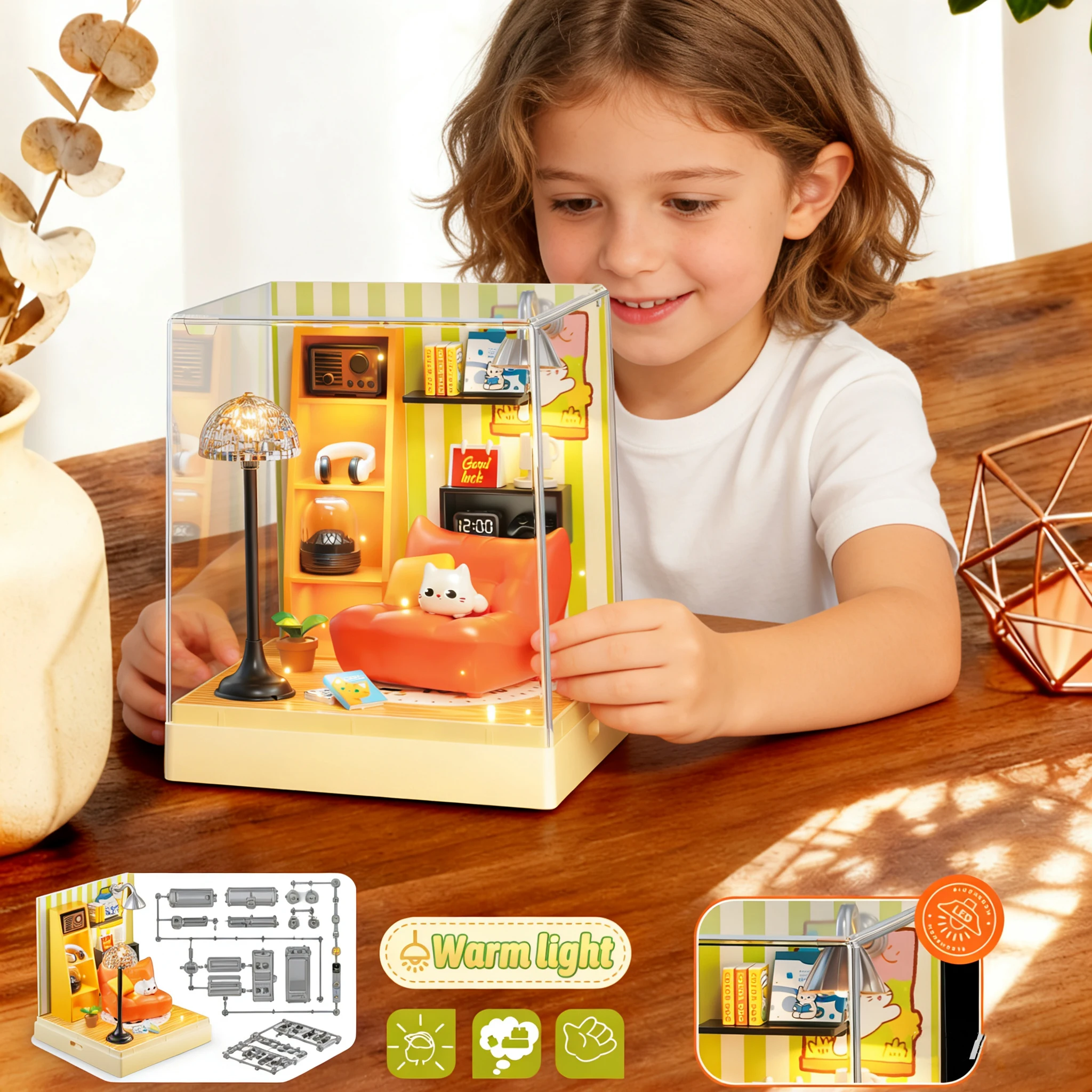 1PC Handmade DIY Miniature House Kit - Funny Space Super Scene Toy Gift for 8+ Years Old.
1PC Handmade DIY Miniature House Kit - Funny Space Super Scene Toy Gift for 8+ Years Old.