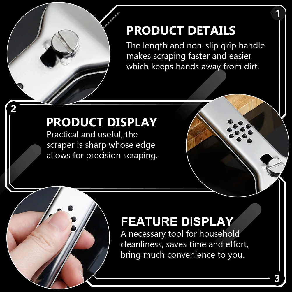 2Pcs Multipurpose Cleaning Scraper Wall Floor Tile Scraper Non-Slip Handle Durable Tool Household Cleaner Sticker Residue 
2Pcs Multipurpose Cleaning Scraper Wall Floor Tile Scraper Non-Slip Handle Durable Tool Household Cleaner Sticker Residue