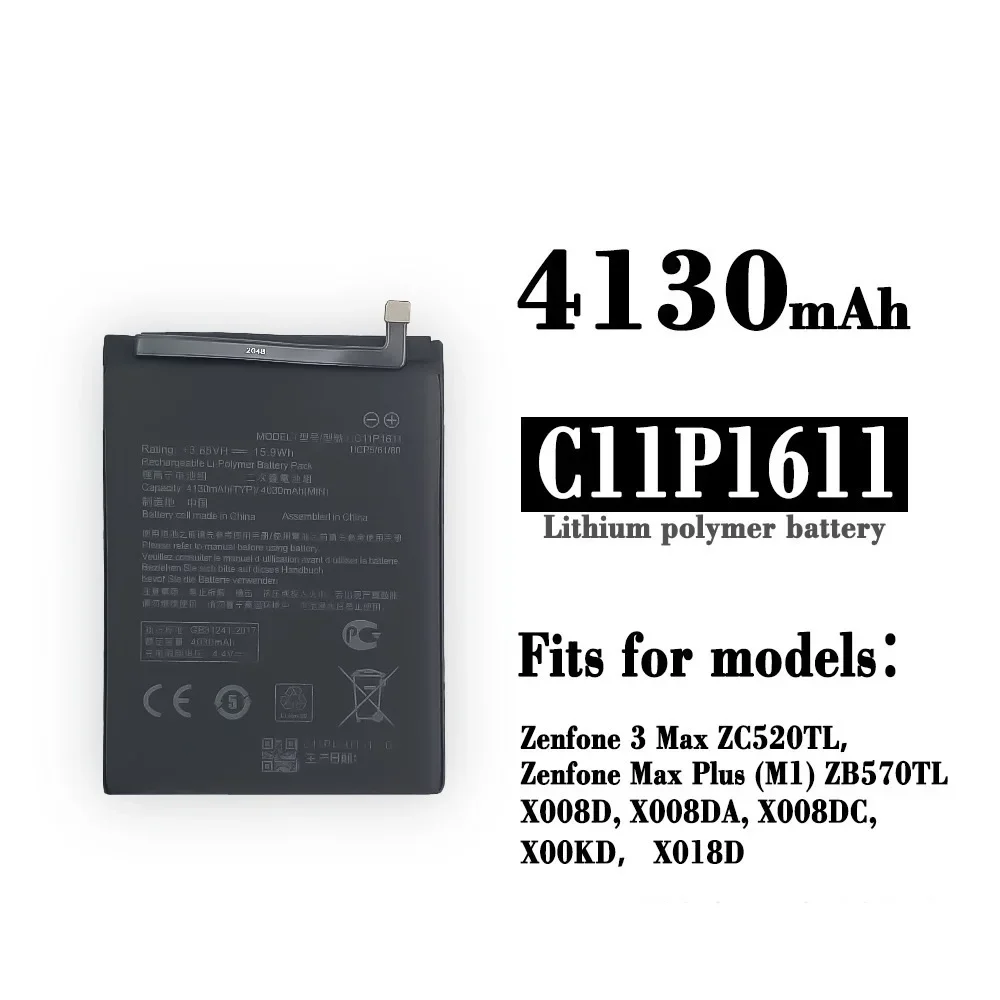 C11P1611 4130mAh Battery For ASUS Zenfone 3 Max Z3 Max ZC520TL ZB570TL X018DC X008DB Peg ASUS 3 X008 X008D Batteries
C11P1611 4130mAh Battery For ASUS Zenfone 3 Max Z3 Max ZC520TL ZB570TL X018DC X008DB Peg ASUS 3 X008 X008D Batteries