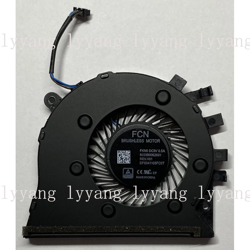 f For HP Envy TouchSmart 17-J141na CPU Cooling Fan DFS531105MC0T FC1M 6033B0032801
f For HP Envy TouchSmart 17-J141na CPU Cooling Fan DFS531105MC0T FC1M 6033B0032801