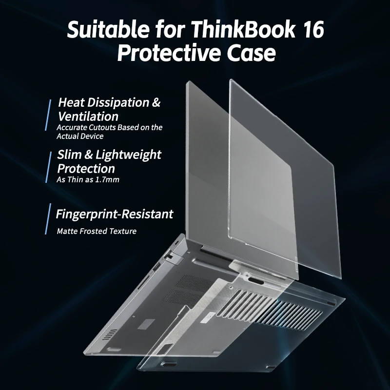 Matte Transparent Case For 2025 Lenovo ThinkBook 16 G8/G7/G6 Laptop Hard Case Matte Colored Shell Anti Stratch Cover ASP/IAH
Matte Transparent Case For 2025 Lenovo ThinkBook 16 G8/G7/G6 Laptop Hard Case Matte Colored Shell Anti Stratch Cover ASP/IAH
