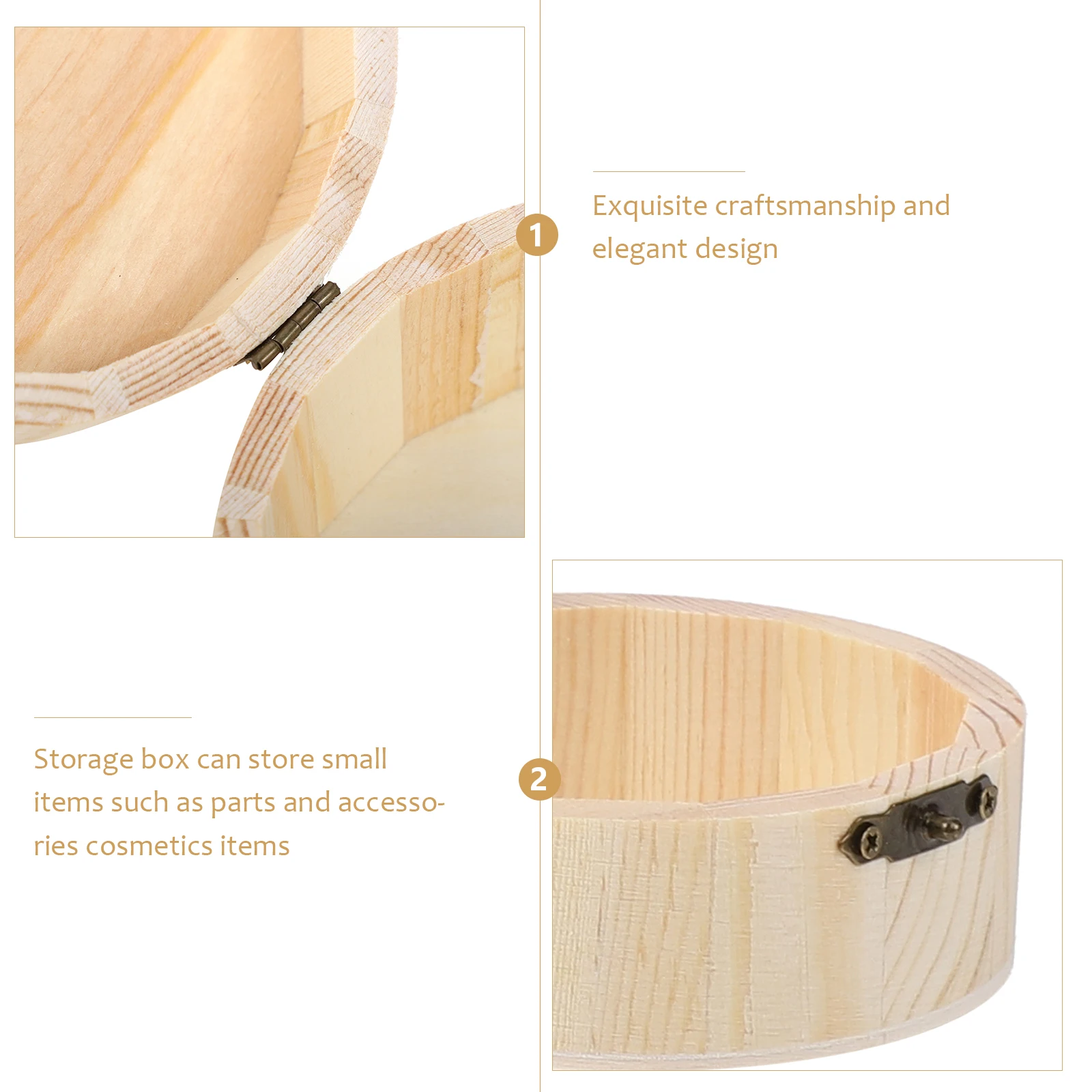 2pcs Wooden Storage Box Home Parts Organizer Round Wood Container Light Simple Design Kids Crafts Decoration School Office Use
2pcs Wooden Storage Box Home Parts Organizer Round Wood Container Light Simple Design Kids Crafts Decoration School Office Use