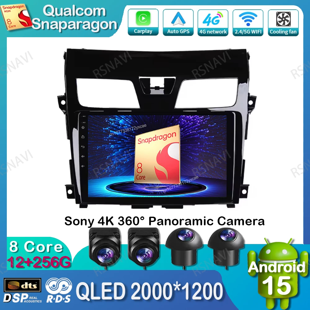 Автомобильный радиоприемник Android 15 для Nissan Teana (L33) 2013-2015 Стерео WIFI + 4G Snapdragon Carplay NO 2DIN QLED DSP 9/10 дюймов AI Voice IPS
Автомобильный радиоприемник Android 15 для Nissan Teana (L33) 2013-2015 Стерео WIFI + 4G Snapdragon Carplay NO 2DIN QLED DSP 9/10 дюймов AI Voice IPS