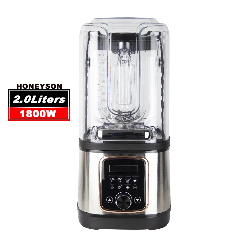 New Model Multifunctional Heavy Duty Commercial Professional High Speed Smoothie Blender With Sound Cover
New Model Multifunctional Heavy Duty Commercial Professional High Speed Smoothie Blender With Sound Cover