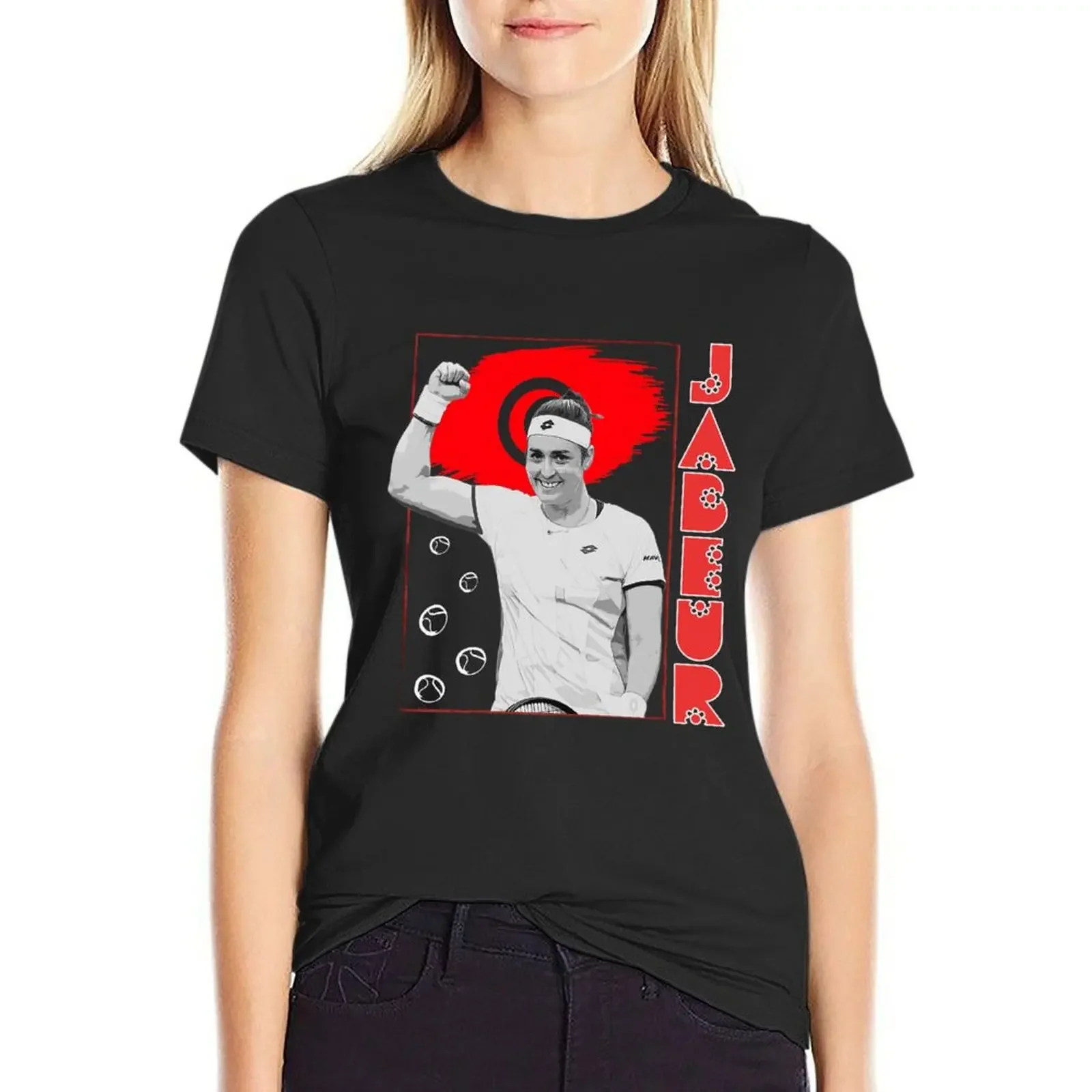 Ons Jabeur T-Shirt shirts graphic tees vintage clothes lady clothes cute clothes t-shirts for Women cotton
Ons Jabeur T-Shirt shirts graphic tees vintage clothes lady clothes cute clothes t-shirts for Women cotton