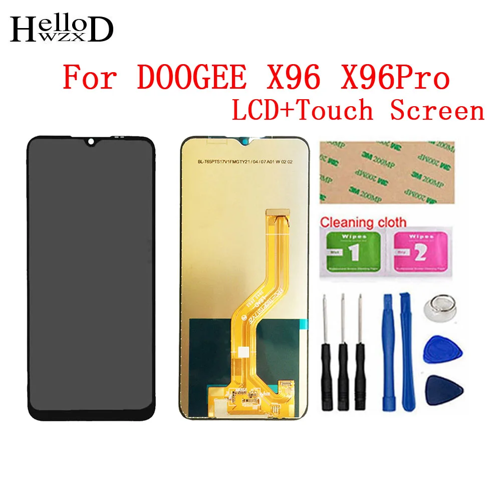 New Original DOOGEE X96 LCD Display + Screen Touch Digitized Assembly Replacement With Tools For DOOGEE X96 Pro Phone
New Original DOOGEE X96 LCD Display + Screen Touch Digitized Assembly Replacement With Tools For DOOGEE X96 Pro Phone