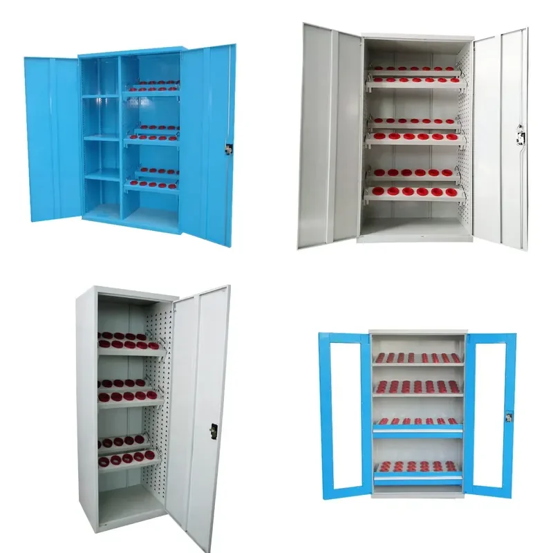 The Double Door Layered Design and Storage Management Cabinet of BT Series Tool Handle Car in CNC Machining Center
The Double Door Layered Design and Storage Management Cabinet of BT Series Tool Handle Car in CNC Machining Center