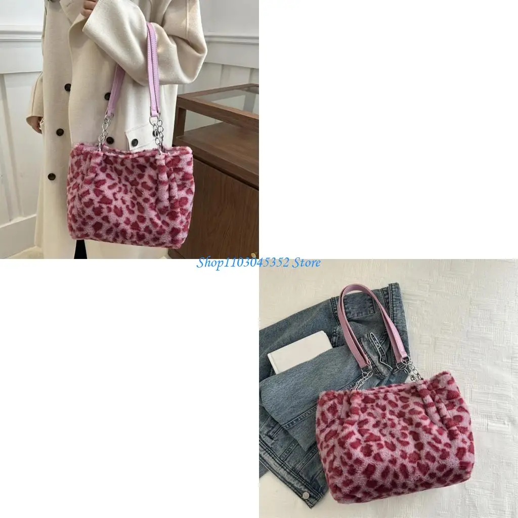 Просторная плюшевая сумка через плечо с леопардовым принтом. Удобная сумка, сочетающая стиль и функциональность для модных
Просторная плюшевая сумка через плечо с леопардовым принтом. Удобная сумка, сочетающая стиль и функциональность для модных