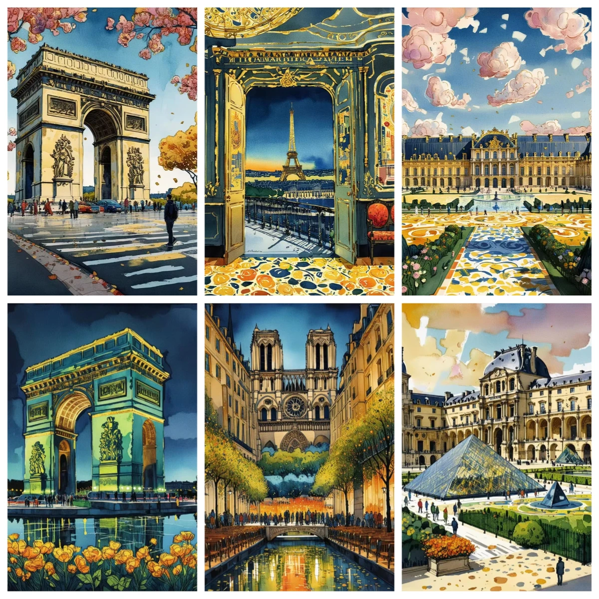 500/1000/1200/2000PCS Puzzles Urban Landscape Famous Buildings Painting Jigsaw Puzzles Handmade Home Decoration Gift Frameless
500/1000/1200/2000PCS Puzzles Urban Landscape Famous Buildings Painting Jigsaw Puzzles Handmade Home Decoration Gift Frameless