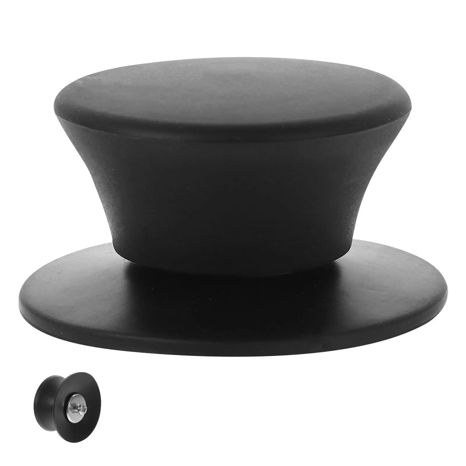 Silicone Pot Replaceable Silicone Pan Lid Knobs Lid Knobs Sturdy Wear-resistant Cookware Parts Black Color
Silicone Pot Replaceable Silicone Pan Lid Knobs Lid Knobs Sturdy Wear-resistant Cookware Parts Black Color