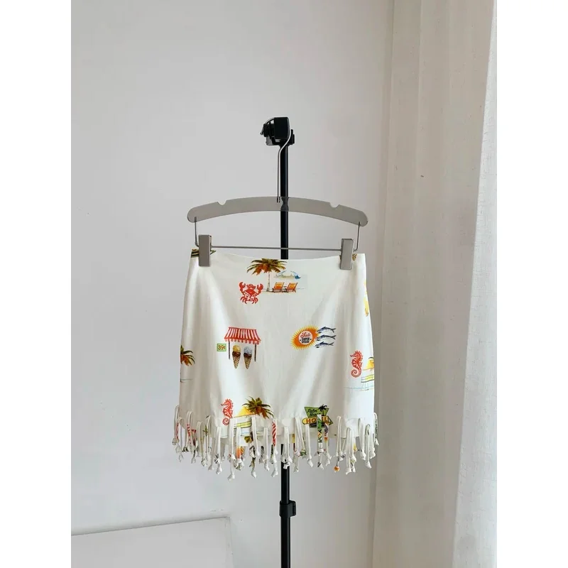 2026 New Arrival: Women's Summer Vacation-Style Skirt — Tropical Print with Tassels
2026 New Arrival: Women's Summer Vacation-Style Skirt — Tropical Print with Tassels