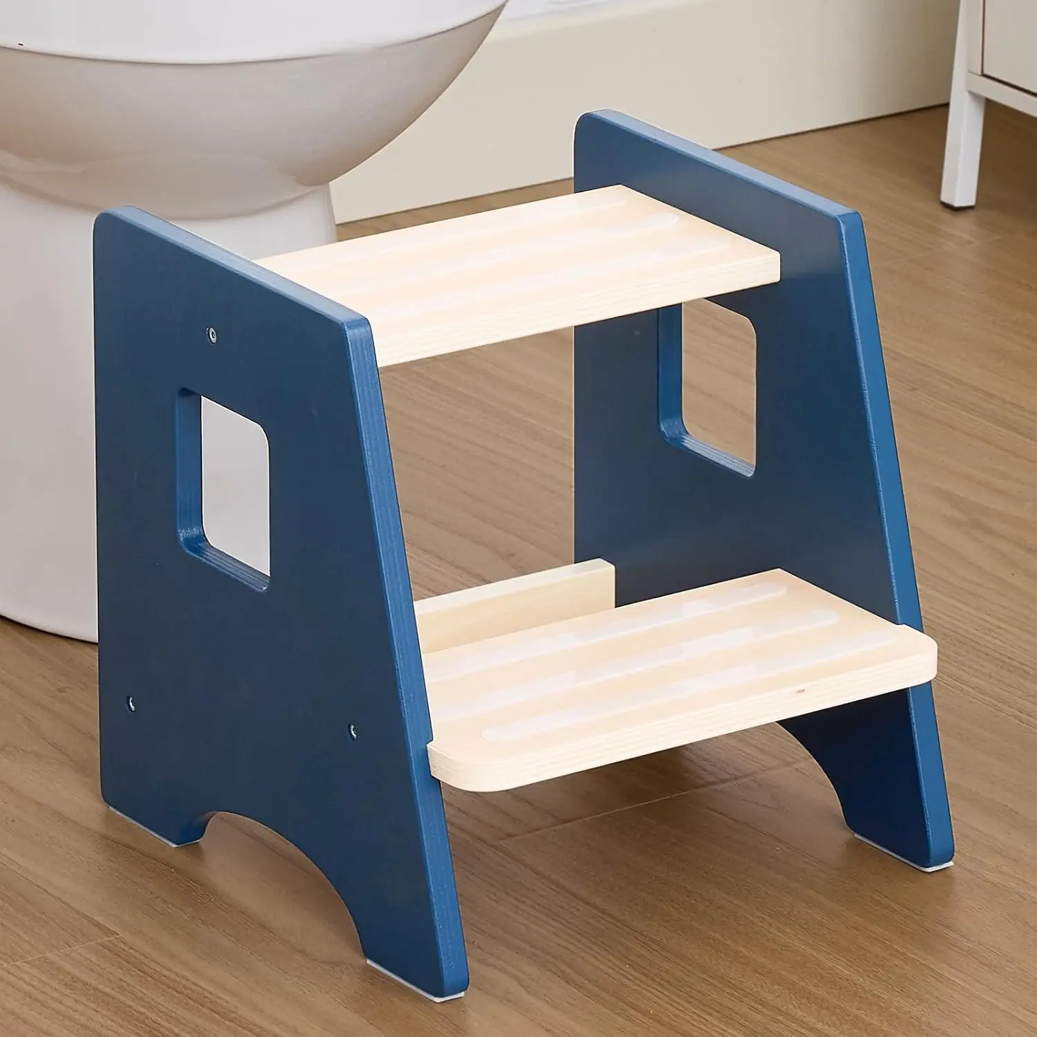 Toddler Step Stool-Wooden 2 Step Stools for Bathroom Sink Potty Training Kitchen Stool Helper for Kids Bonus Non-Slip P
Toddler Step Stool-Wooden 2 Step Stools for Bathroom Sink Potty Training Kitchen Stool Helper for Kids Bonus Non-Slip P