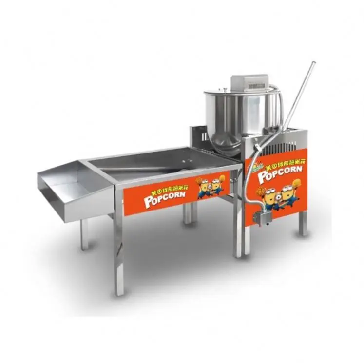 Industrial Gourmet Popcorn Making Machine Commercial Automatic Gas Popcorn Machine with Trolley
Industrial Gourmet Popcorn Making Machine Commercial Automatic Gas Popcorn Machine with Trolley