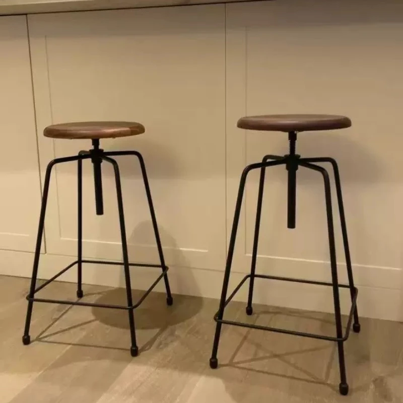 Industrial Iron Bar Stool Rotatable Trendy High Foot Leisure Chair Household Counter Seat Modern Bar Cafe Commercial Furniture
Industrial Iron Bar Stool Rotatable Trendy High Foot Leisure Chair Household Counter Seat Modern Bar Cafe Commercial Furniture
