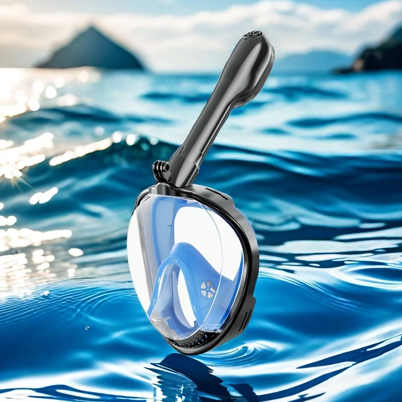 Professional Full Face Snorkeling Swimming Diving Mask Wide View Anti-Fog Anti-Leak for Adult Kids with Detachable Camera Mount
Professional Full Face Snorkeling Swimming Diving Mask Wide View Anti-Fog Anti-Leak for Adult Kids with Detachable Camera Mount
