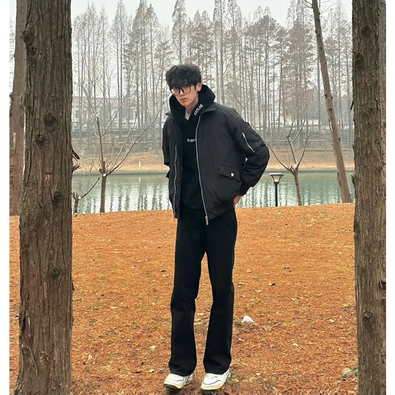 Cleanfit Black Elastic Denim Jeans Men's Autumn Winter Style American High Street Trendy Slim Straight Leg Pants
Cleanfit Black Elastic Denim Jeans Men's Autumn Winter Style American High Street Trendy Slim Straight Leg Pants
