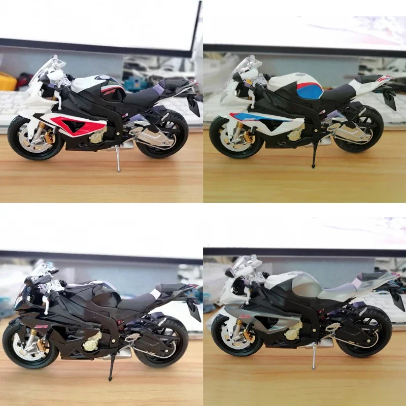 Модель мотоцикла AUTOMAXX S1000RR из сплава под давлением в масштабе 1:12, Коллекция классических моделей для взрослых, статическое демонстрационное украшение, Сувенирные игрушки, подарки
Модель мотоцикла AUTOMAXX S1000RR из сплава под давлением в масштабе 1:12, Коллекция классических моделей для взрослых, статическое демонстрационное украшение, Сувенирные игрушки, подарки
