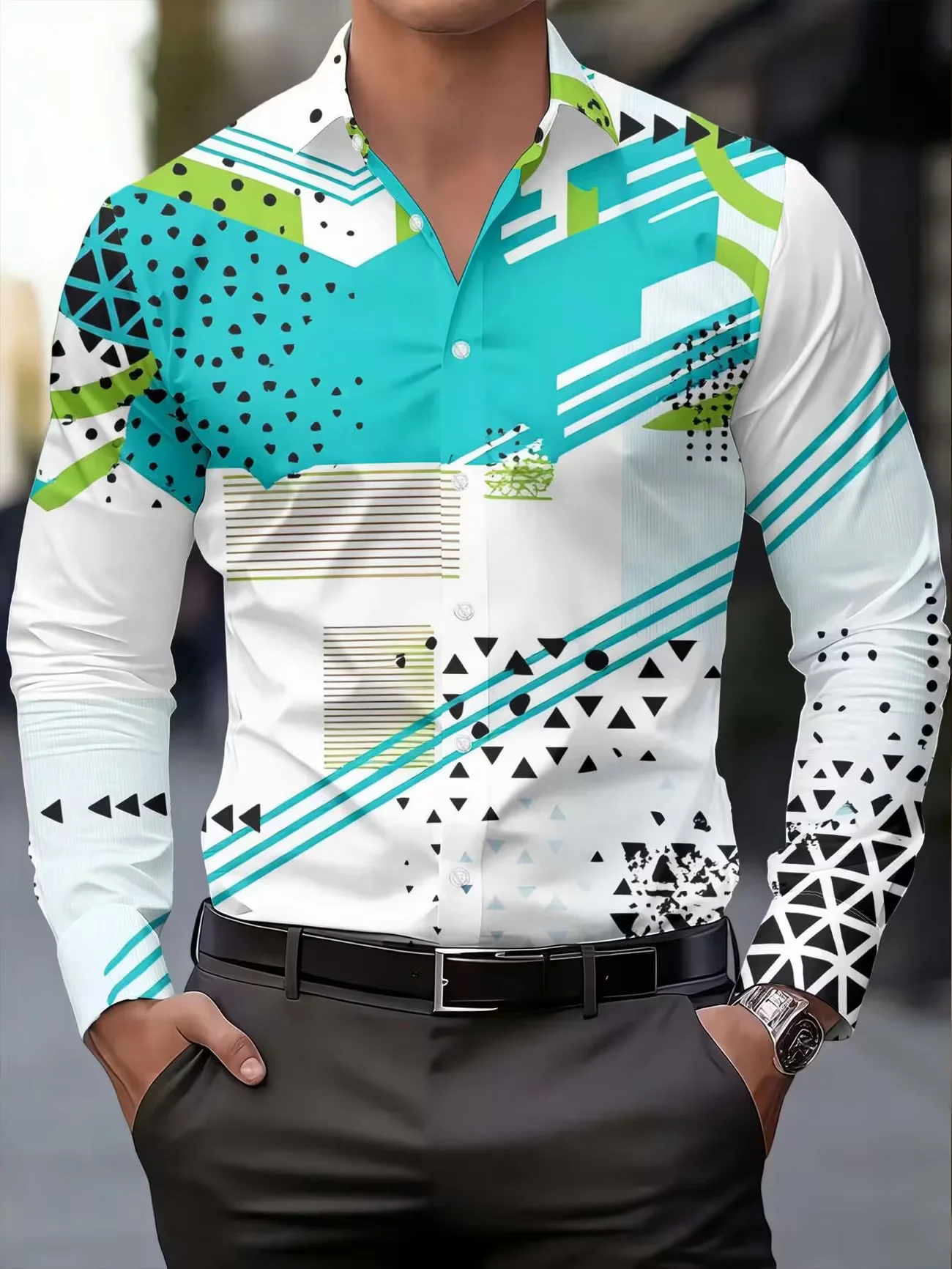 New wine red and white floral print men's long sleeved shirt with retro Hong Kong style slim fit casual shirt
New wine red and white floral print men's long sleeved shirt with retro Hong Kong style slim fit casual shirt