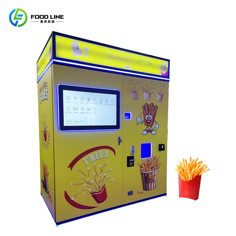 Customized French Fry Vending Machine New French Fry Vending Machine Hot Air French Fry Vending Machine for Buisness
Customized French Fry Vending Machine New French Fry Vending Machine Hot Air French Fry Vending Machine for Buisness