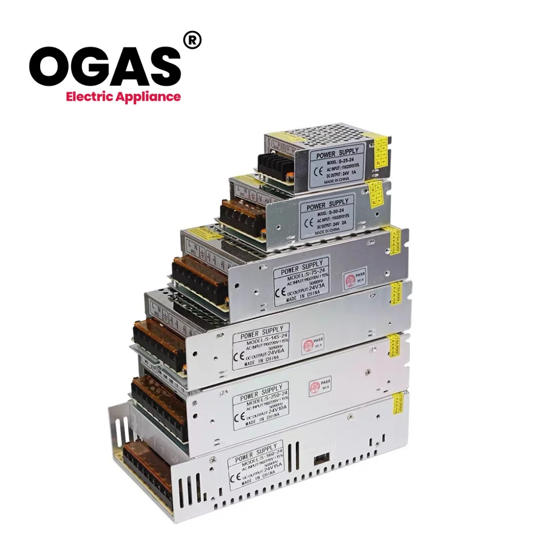 OGAS Mini Adjustable Switching Power Supply, Wide Input Voltage 90-264V Light Transformer 15W 25W 36W AC110V 220V DC12V DC24V
OGAS Mini Adjustable Switching Power Supply, Wide Input Voltage 90-264V Light Transformer 15W 25W 36W AC110V 220V DC12V DC24V