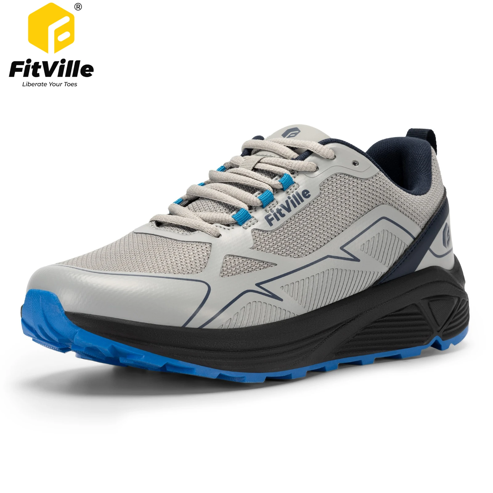 FitVille Trail Running Shoes for men Wide Toe Box Walking Shoes Comfortable Non-Slip Sports Sneakers for Flat Feet Relief Pain
FitVille Trail Running Shoes for men Wide Toe Box Walking Shoes Comfortable Non-Slip Sports Sneakers for Flat Feet Relief Pain