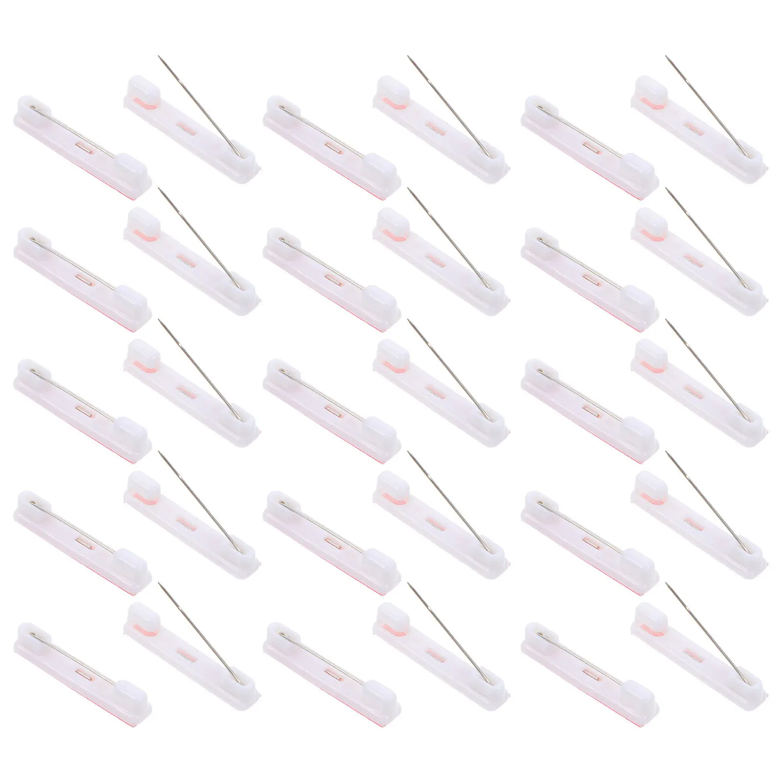 200Pcs Plastic Badge Pin Holders Adhesive Design Secure Name Tag Pins for Work Conferences Exhibitions Brooch Pin Back
200Pcs Plastic Badge Pin Holders Adhesive Design Secure Name Tag Pins for Work Conferences Exhibitions Brooch Pin Back