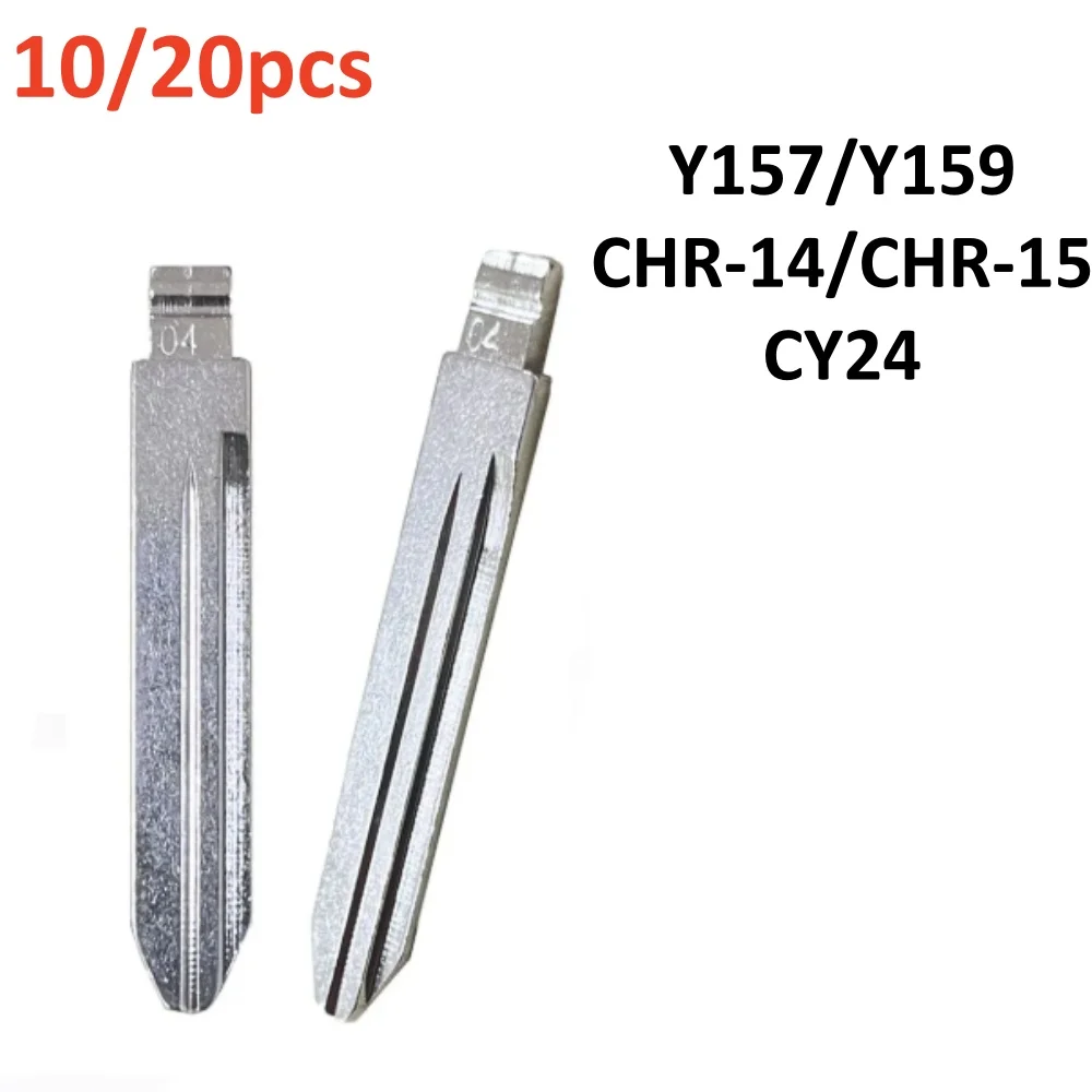10/20pcs 04# cy24 Y157/Y159 CHR-14/CHR-15 Key Blade for Chrysler Jeep Dodge for Keydiy KD Xhorse VVDI JMD Car Key Blanks
10/20pcs 04# cy24 Y157/Y159 CHR-14/CHR-15 Key Blade for Chrysler Jeep Dodge for Keydiy KD Xhorse VVDI JMD Car Key Blanks